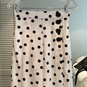 Zara Polka Dot Palazzo Pants